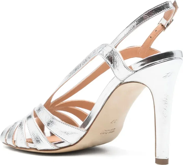 90mm Leather Sandals - Image 3