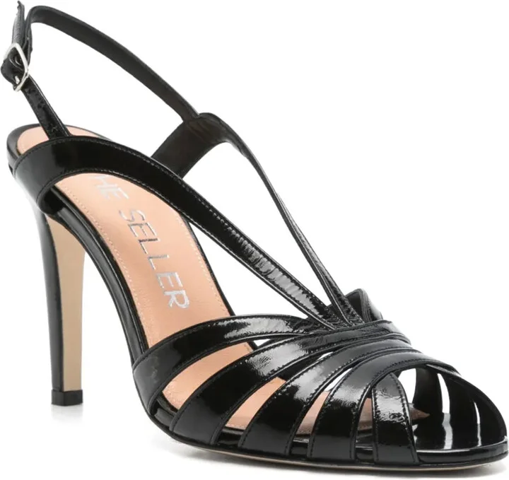 90mm Leather Sandals - Image 2