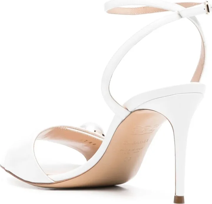90mm Leather Sandals - Image 3