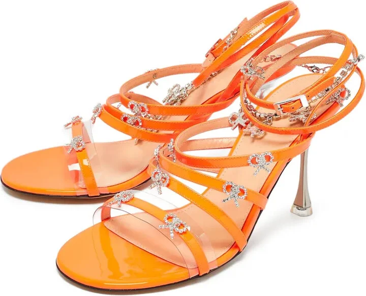 90mm Leather Sandals - Image 2