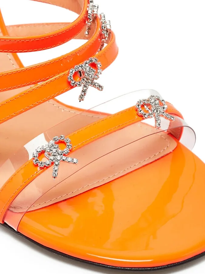 90mm Leather Sandals - Image 5