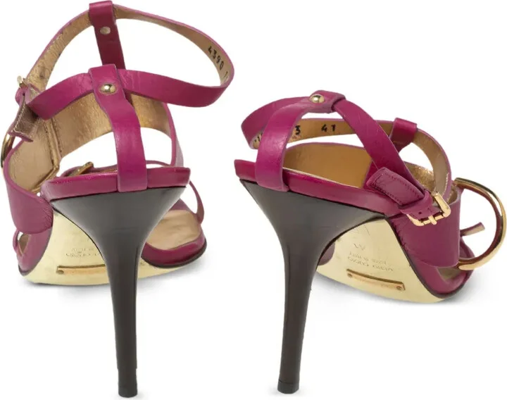 90mm Leather Sandals - Image 3