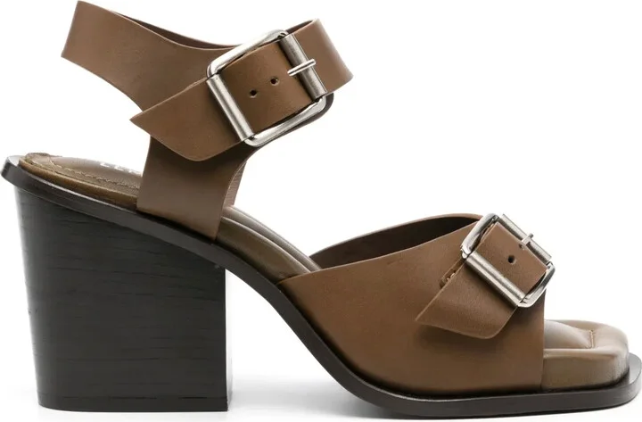 90mm Leather Sandals