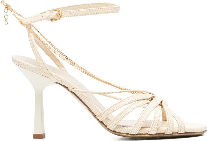 90mm Leather Sandals