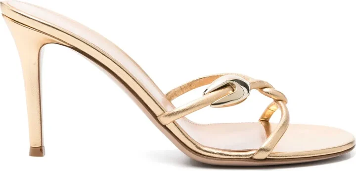 90mm Leather Sandals