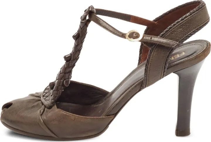 90mm Leather Sandals