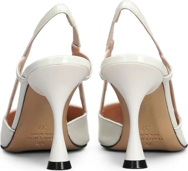 90mm Leather Slingback Pumps - Image 3