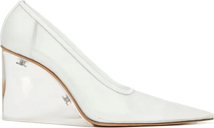 90mm Leather Wedge Platforms