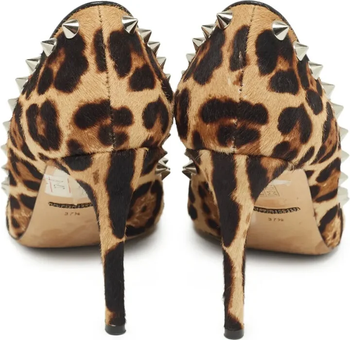 90mm Leopard-Print Heeled Pumps - Image 3