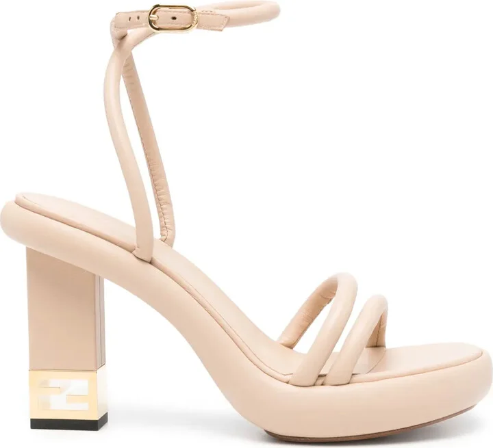 90mm Logo-Heel Sandals
