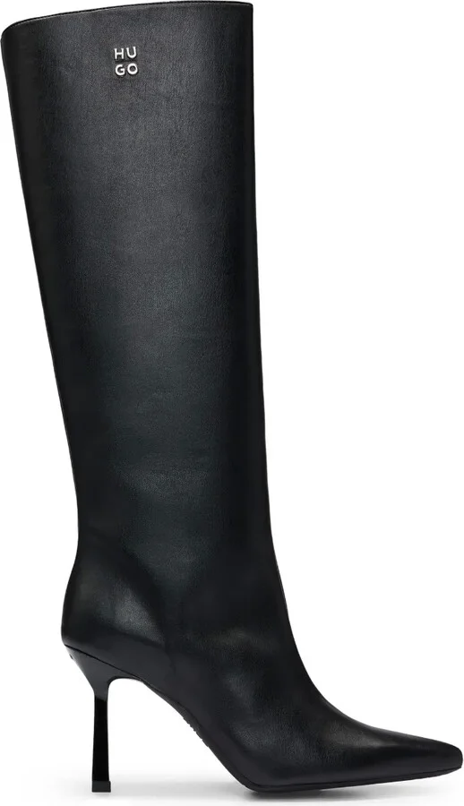 90mm Logo-Lettering Boots