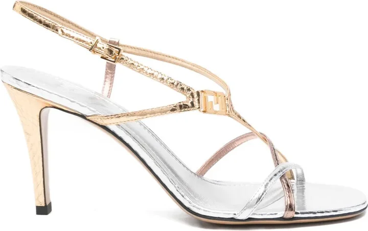 90mm Logo-Plaque Sandals