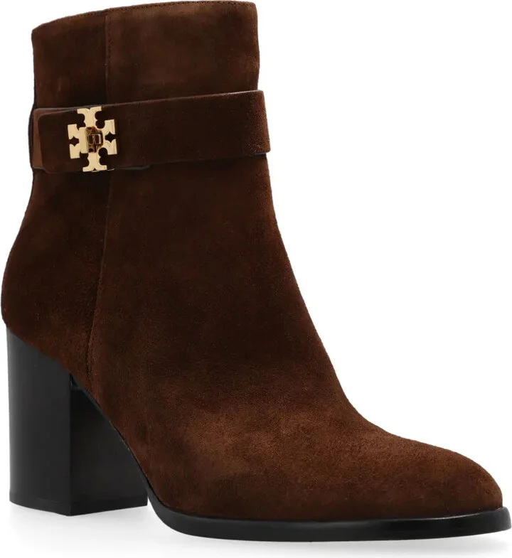 90mm Logo-Plaque Suede Ankle Boots - Image 4