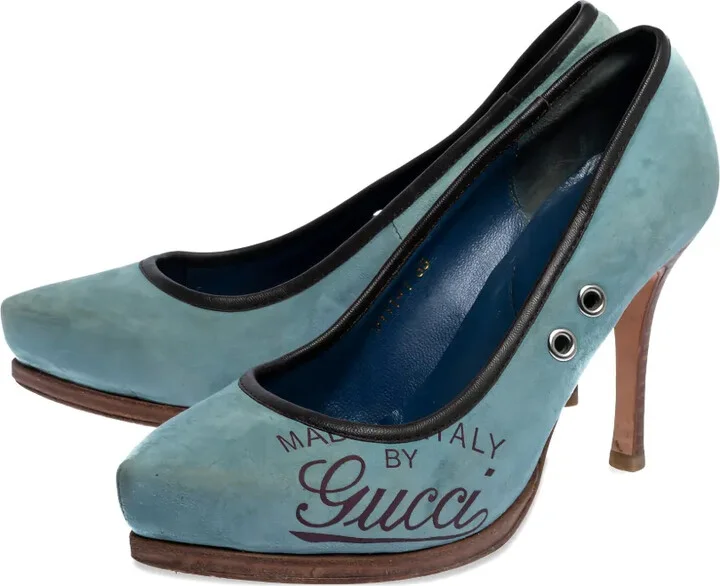 90mm Logo-Print Pumps - Image 2