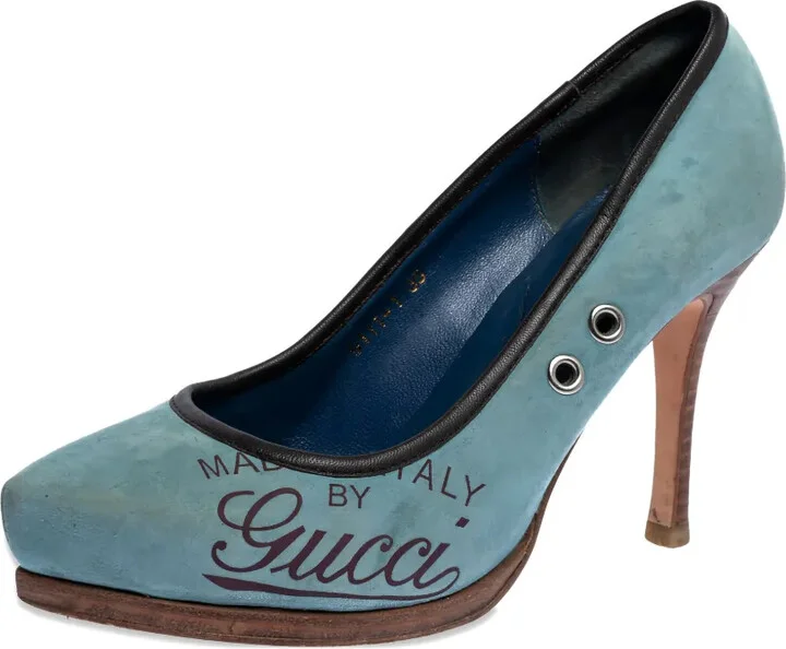 90mm Logo-Print Pumps - Image 4