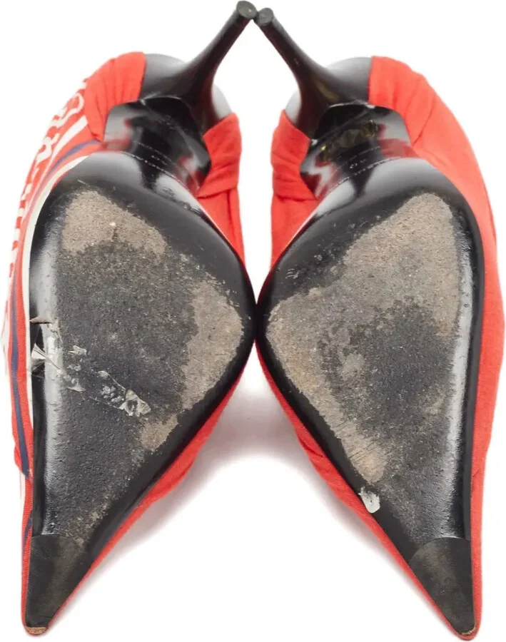 90mm Logo-Print Pumps - Image 4