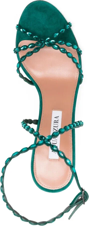 90mm Love Struck embellished stiletto sandals - Image 4