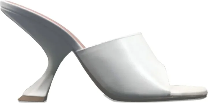 90mm Lupita sculpted-heel sandals