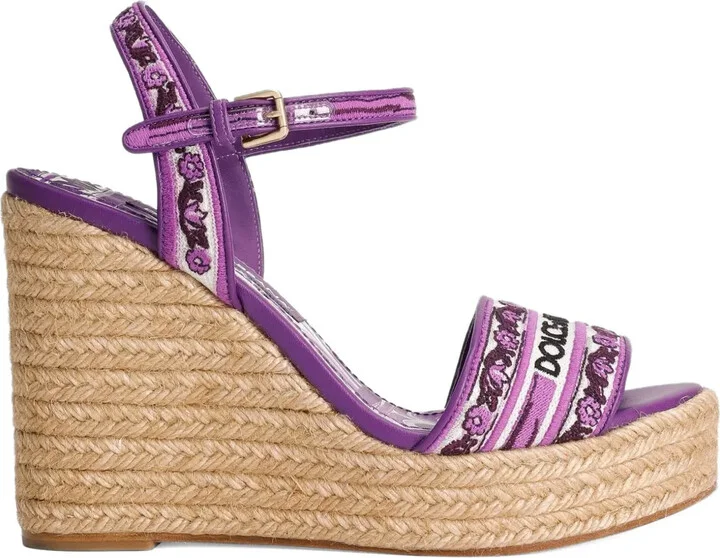 90mm Majolica-print sandals