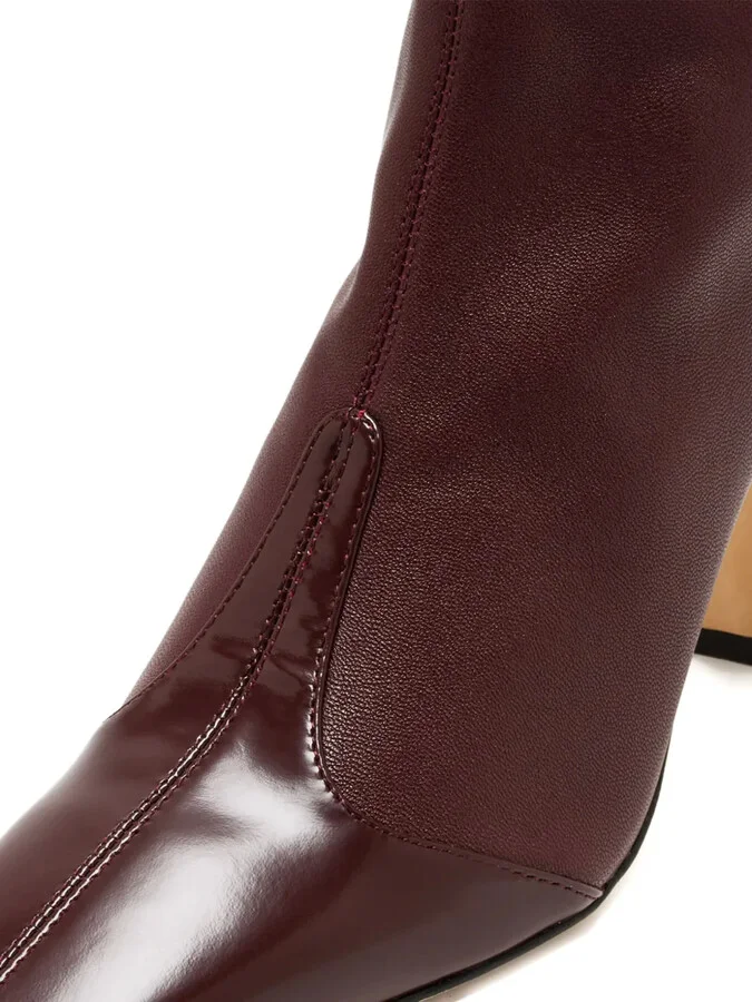 90mm Maverick zip-detail leather ankle boots - Image 3