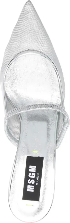 90mm Mesh-Detail Mules - Image 4