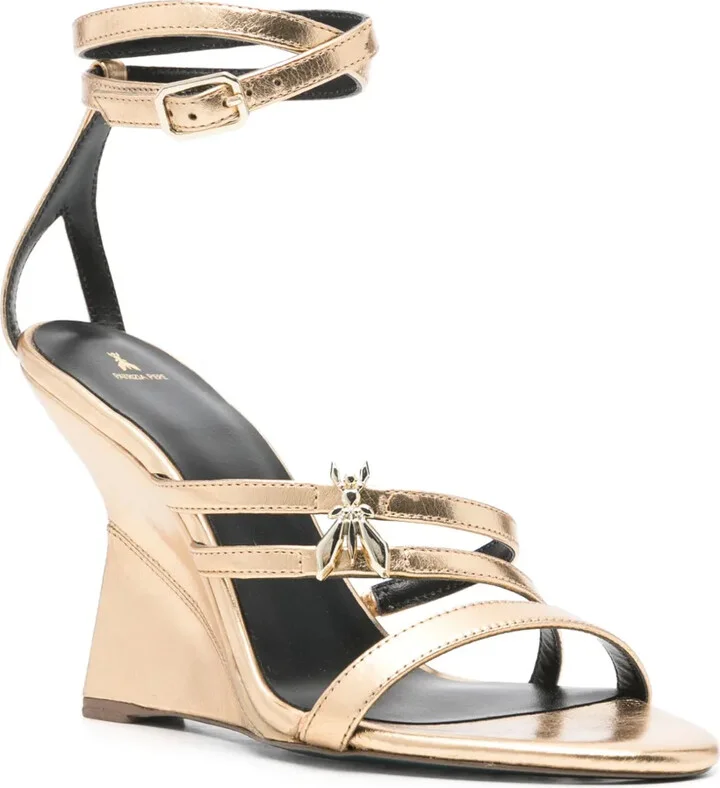 90mm Metallic Sandals - Image 2