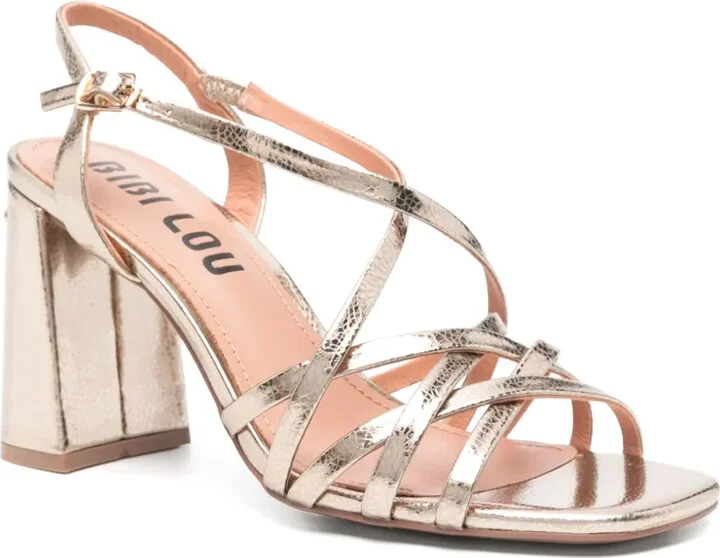 90mm Metallic Sandals - Image 2