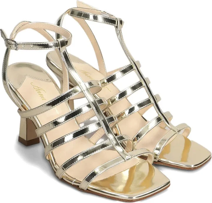 90mm Metallic Sandals - Image 2