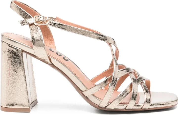 90mm Metallic Sandals