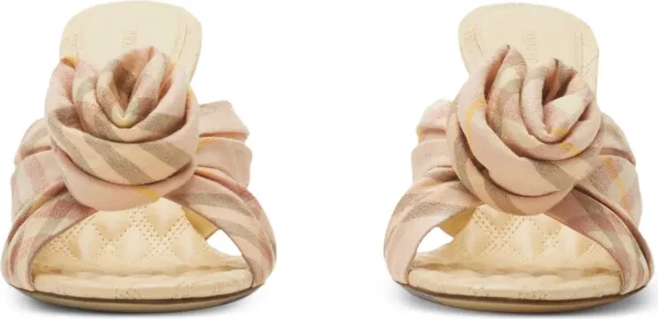 90mm Mews Rose mules - Image 3