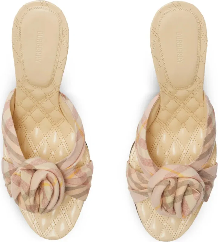 90mm Mews Rose mules - Image 5