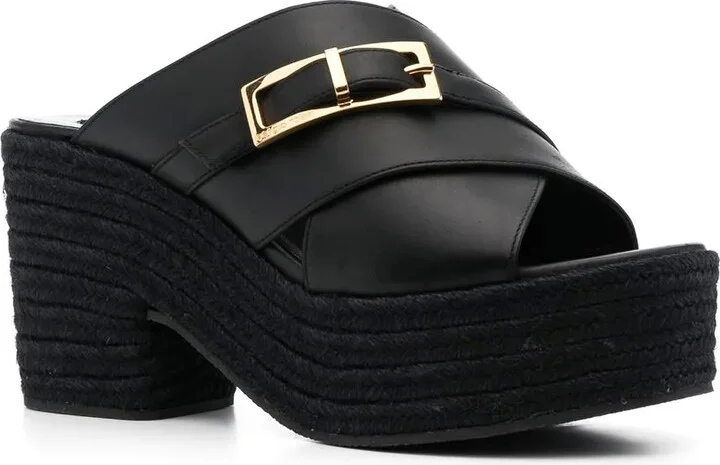 90mm Nora block-heel sandals - Image 2