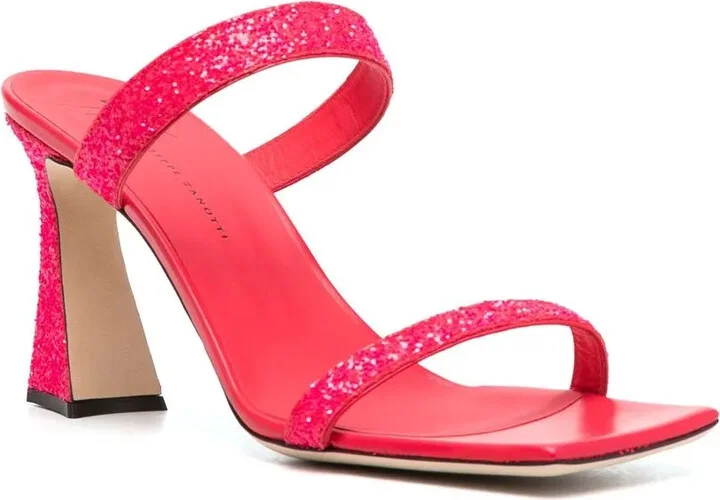 90mm Open-Toe Leather Sandals - Image 2