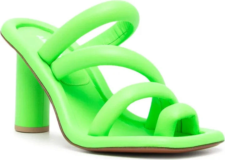 90mm Padded Leather Sandals - Image 2