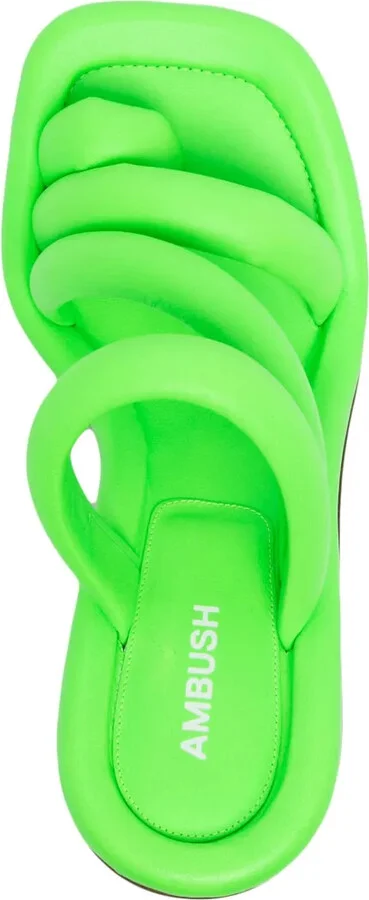 90mm Padded Leather Sandals - Image 4