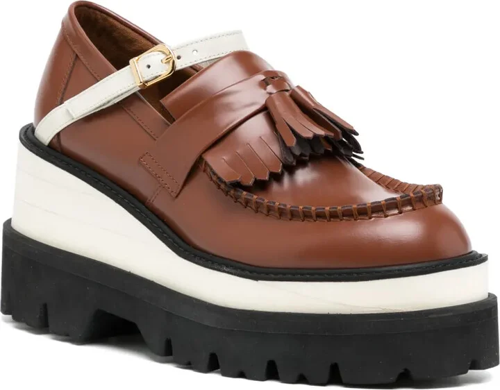 90mm Panelled Loafers - Image 2