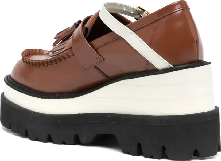90mm Panelled Loafers - Image 3