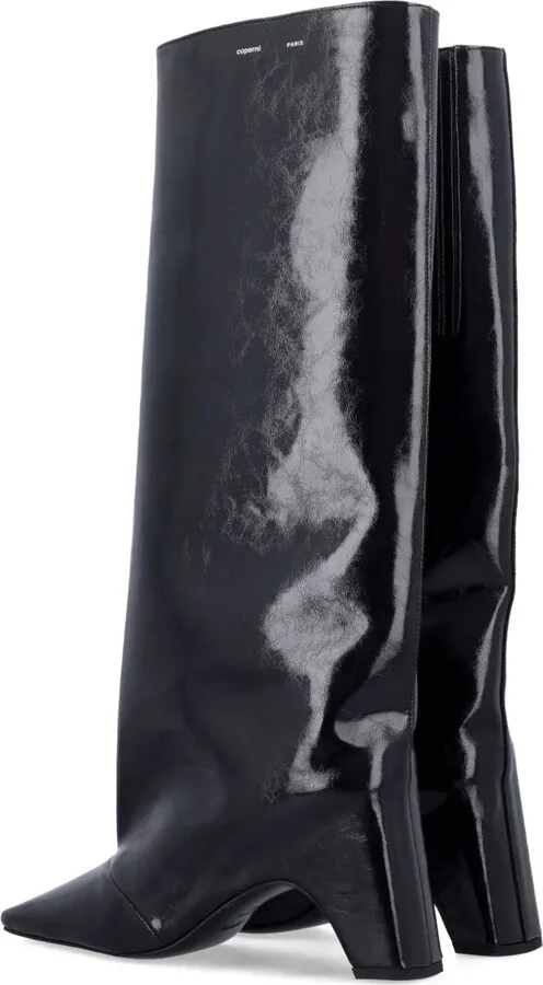 90mm Patent-Leather Boots - Image 3