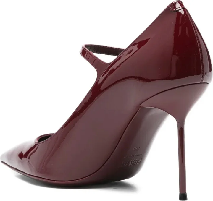 90mm Patent Leather Buckle Pumps - Image 3