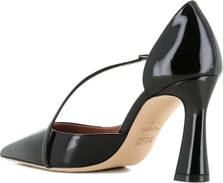 90mm Patent Leather Cross-Strap Pumps - Image 5