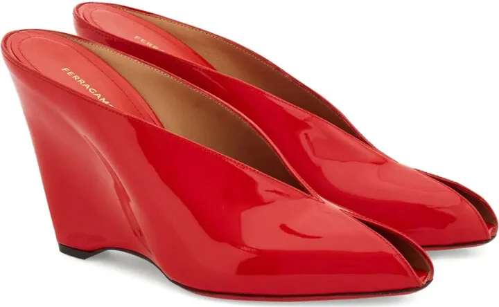 90mm Peep-Toe Mules - Image 2