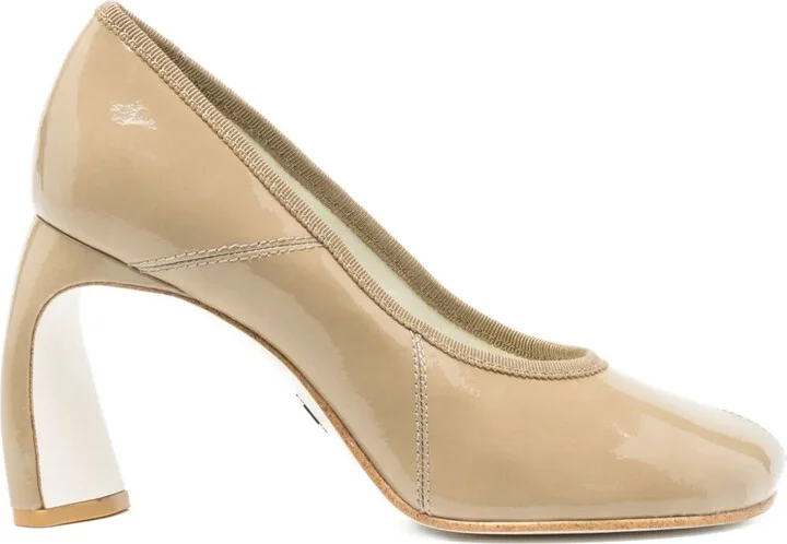 90mm Peep-Toe Pumps