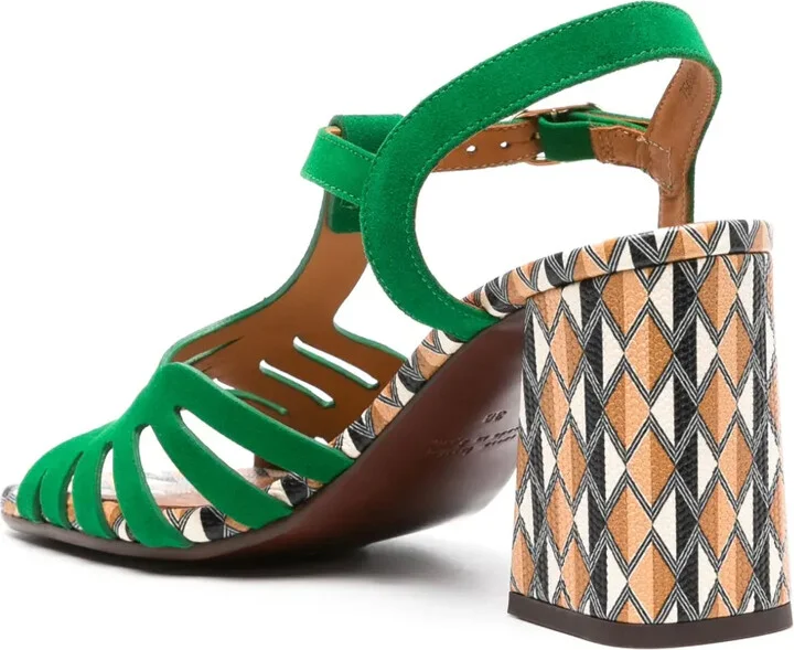 90mm Pesca geometric-print sandals - Image 3