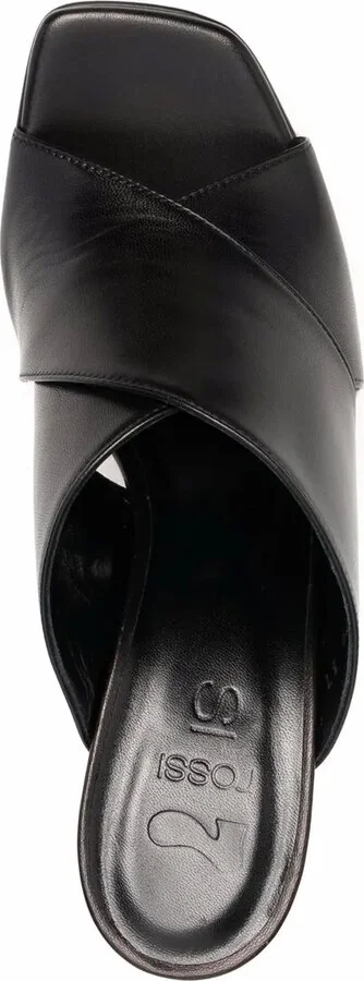 90mm Platform Leather Mules - Image 4