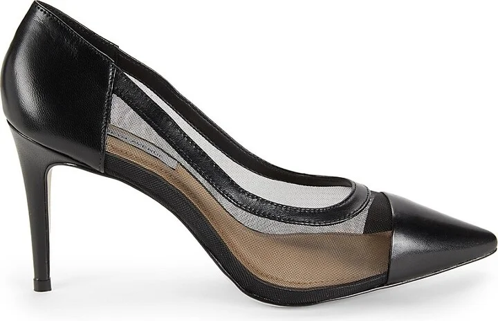 90MM Point Toe Mesh Pumps