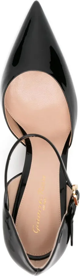 90mm Pointed Leather Pumps - Image 4