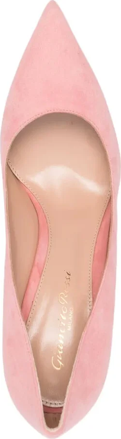 90mm Pointed Suede Pumps - Image 4