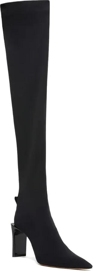 90mm Pointed-Toe Heeled Boots - Image 2