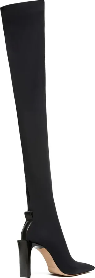 90mm Pointed-Toe Heeled Boots - Image 3