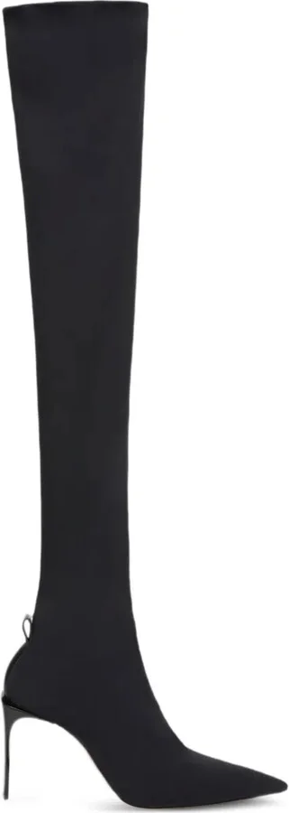 90mm Pointed-Toe Heeled Boots